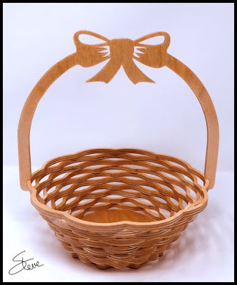 concentric ring scroll saw basket